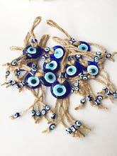 Blue Evil Eye Wall Hanging - Small