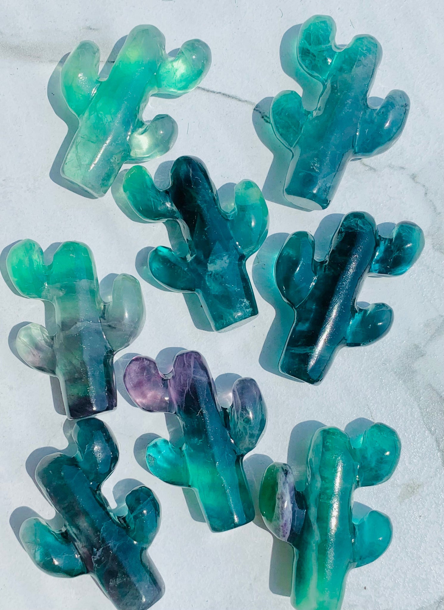 Fluorite Crystal Cactus