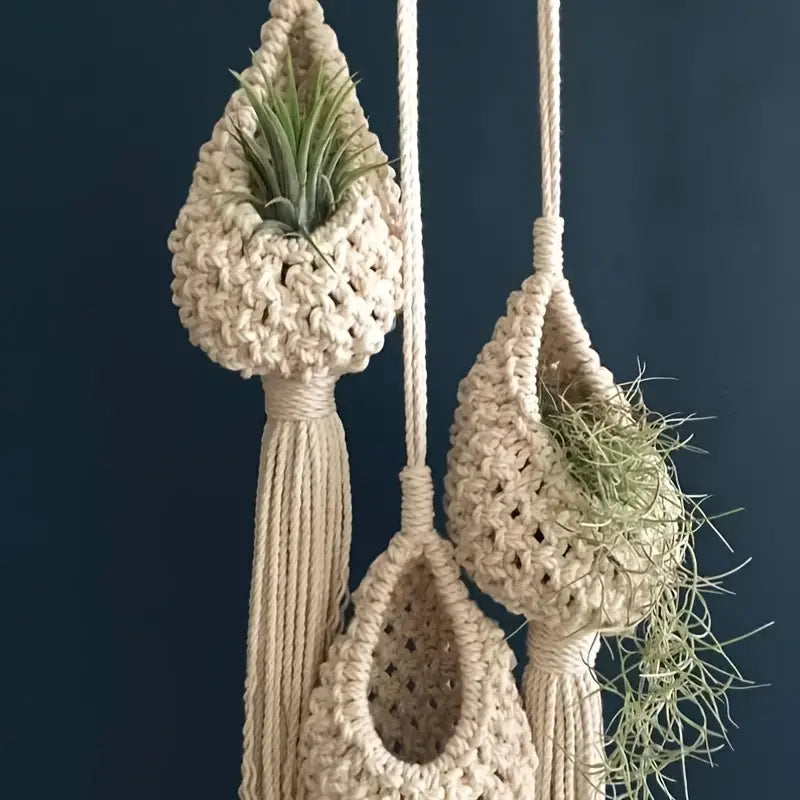 Air Plant Macrame Holder