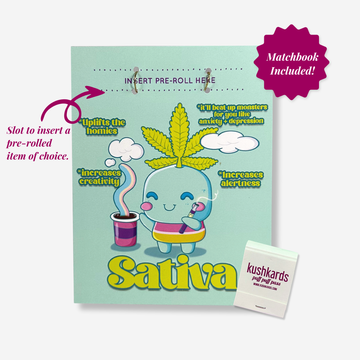 Sativa Greeting Card w/Matchbook