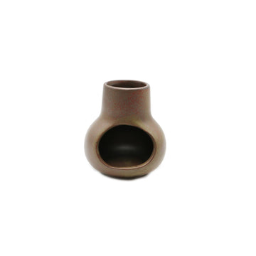 BROWN CERAMIC PALO SANTO MINI CHIMNEY