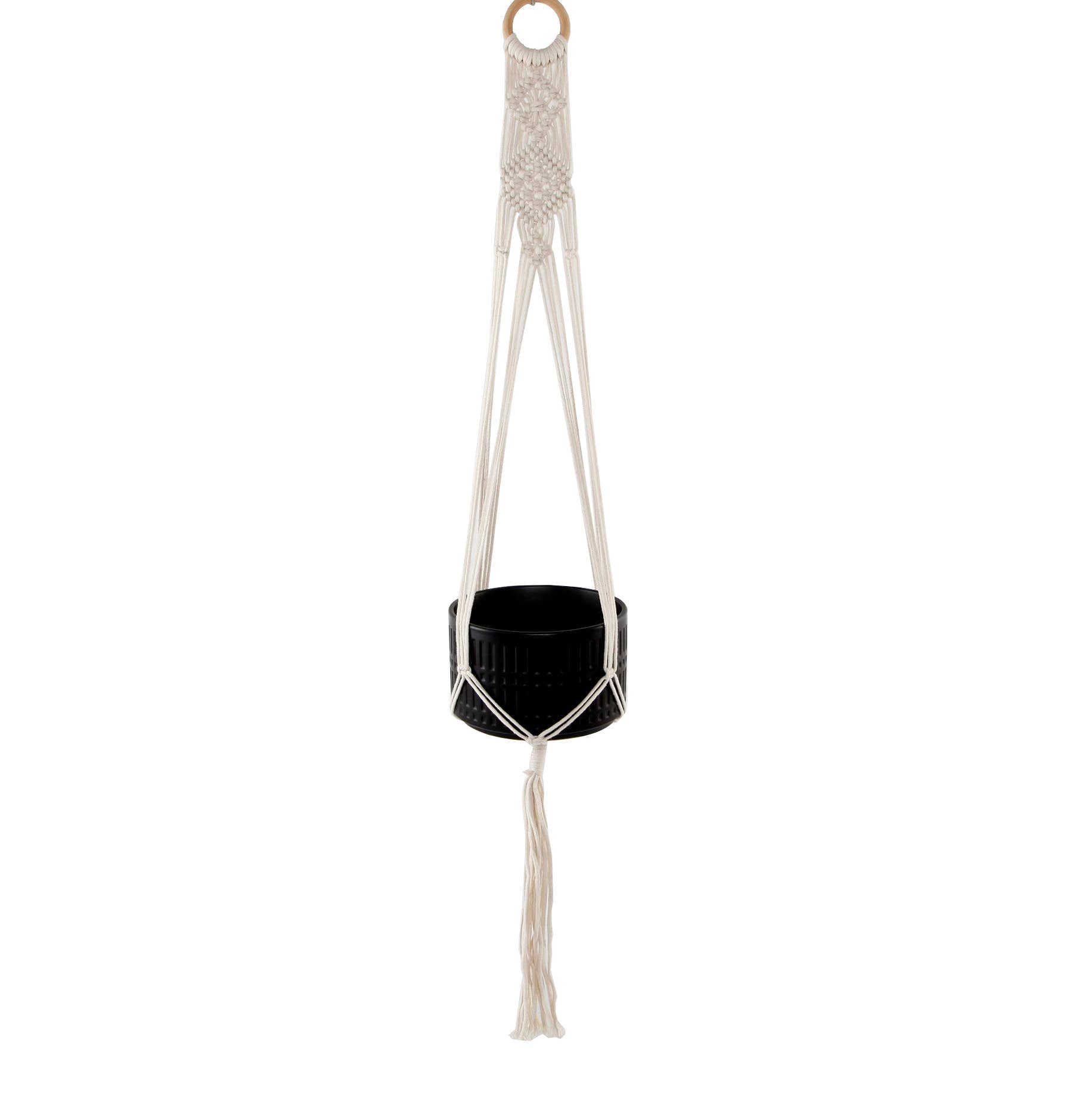 43" H Hanging Macrame  Planter Hanger