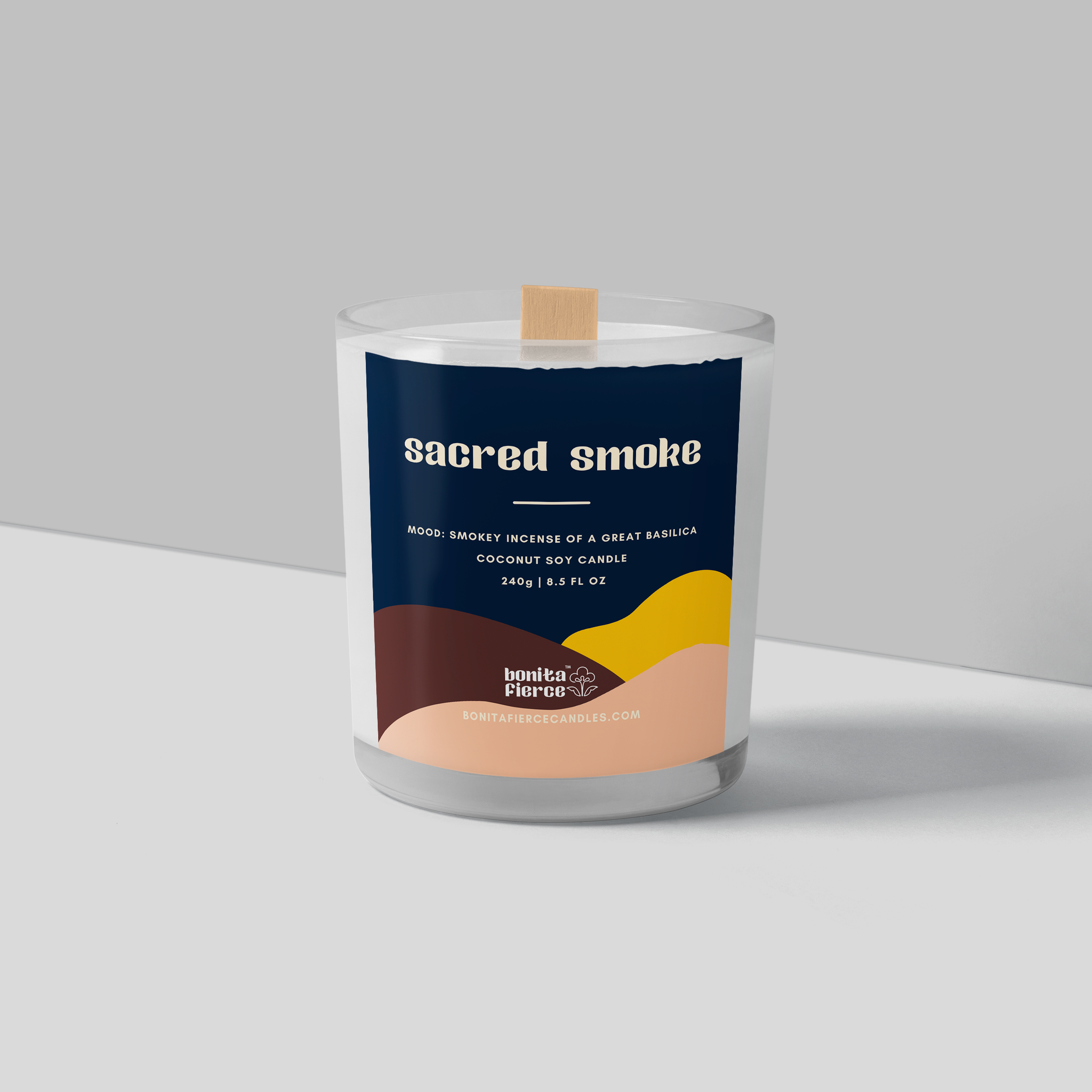 Sacred Smoke Candle: 8.5 oz