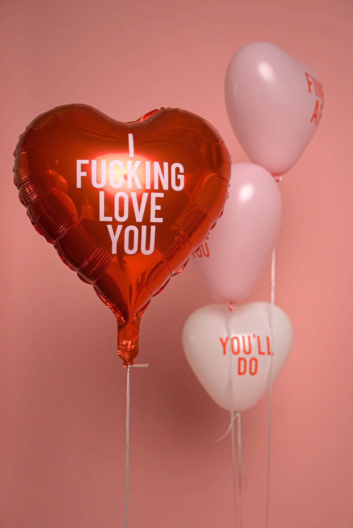 I FUC*ING LOVE YOU Mylar Balloon: 1 Pack